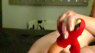 Flicking My Clit with My Tongue Vibrator Until I Orgasm