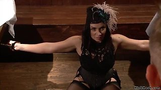 Lea Lexis Bound and Fucked as Debtor's Wife in Rough Bondage Sex