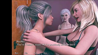 Uncensored hentai sex game guide featuring busty redhead and plenty of erotic action