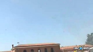 Hairy Italian MILF Alex Magni Gangbanged & Facial Cumshot - Anal, Blowjob, Orgy HD