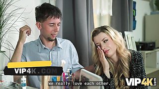 Steve Q's hot blonde scene by VIP 4K