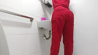 Caser camera records nurse in bathroom