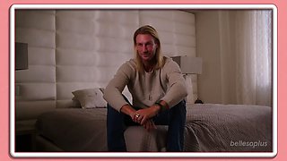 Curvaceous french goddess Anissa Kate Reverse Cowgirl's on Ryan Mclane's hard dong