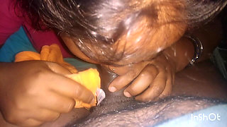 Hot Tamil Housewife Blowjob in Young Man Cock