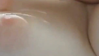 Hot Brunette Squirts in the Bathroom