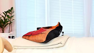 Amateur Brunette Slave Toyed