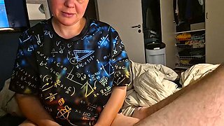 SwitchMixCouple Teacher Cranks Tight Cockring for Epic Blowjob