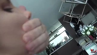 Blonde Secretary Angel The Dreamgirl Blowjob Bondage HD - Submissive BDSM Fucking in Stockings & Heels