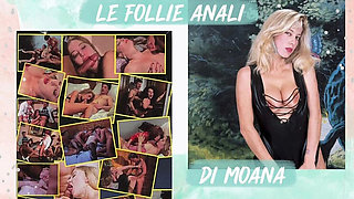 Moana Pozzi Anal Orgy Retro Classic - Big Cock Doggy Style & Cum in Mouth