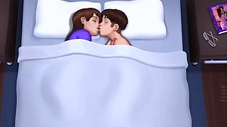 Stepmom Shares Bed With Step Son - Oggy Jack Fucks Her Hard