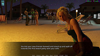 Paradise City by Twisted Arch - Beach Gangbang with Strangers, Overused Wife Filled with Cum to the Brim 9
