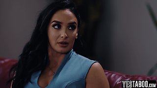 Big bust Spic mommy threesome sex with stepson