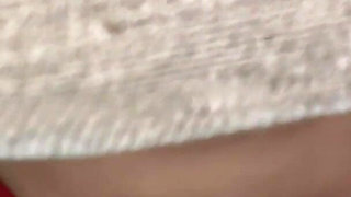 Telugu Aunty on Golden Blouse Red Saree