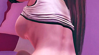 Tifa Lockhart Being Doggy From Behind by Cloud Final Fantasy