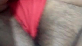 My maid showing her pussy
