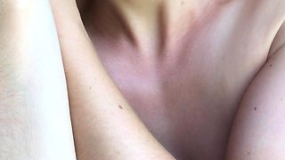 Amateur blondie solo anal masturbation