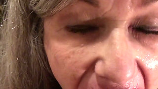 Sexy Granny Swallows! Passionate POV Blowjob! Maxxximummilf