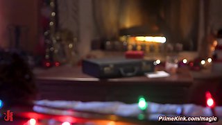 wife boss tied and anal hardcore got laid on Xmas Eve