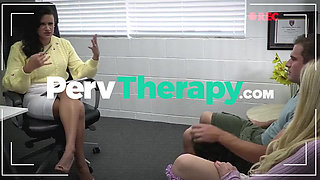 Hot collegegirl sucks her teacher's cock deep into her throat