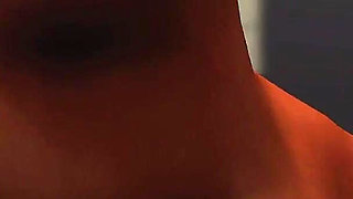 Hot ebony with many boobs in restrains is ready for intense anal sex