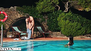 Evelin's brunette scene by Vixen