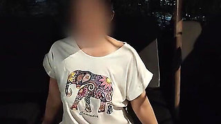 Hot Wife Risking Fucking in Public Pool at Night