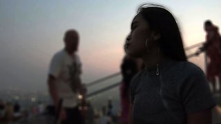 Naughty Thai teen Cherry masturbating