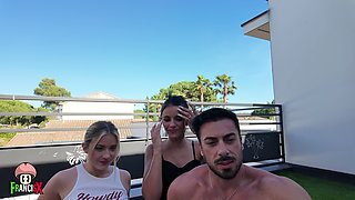 My Stepsister Brings Her Best Friend Home, and I End up Having a Threesome with Both of Them: Arianna and Alice