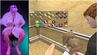 Elevator Sex In Vr Game. Interactive Hentai In Virtual Reality - Car Toon