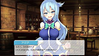 Konosuba Parody: Sluts Seduction Resists His Will