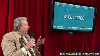 (Rachel Starr) uses her Big Tits to help use cash - brazzers