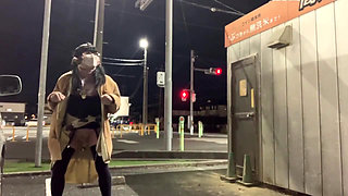 Self-training No. 41: Tackle Pussy Exposure in Progress at Shopping Mall Parking Lot