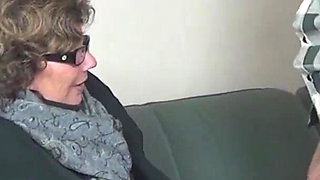 Mature rides on stranger's cock and suck it up