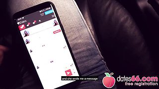 Cum in mouth action with bonny Liz de Lane from POV Pickups