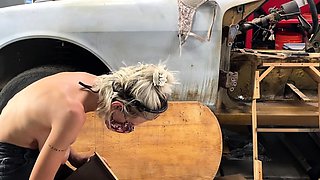 Big boob brunette masturbates on webcam