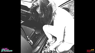 Photoshoot in Woods Creampied and Pissed on