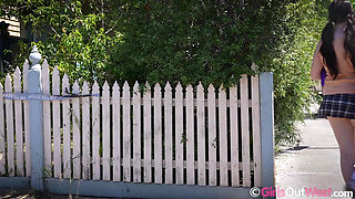 Meaty Ginger Pussy Fisted and Licked by Pigtailed Brunette