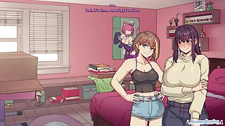 ten/ten ROMP With My Uber-sexy Roomie (she's a she-masculine) - Benefitship #five