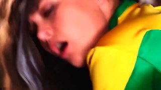 Allie Haze Deepthroats Big Cock as Jeanie Marie Sullivan Cosplay