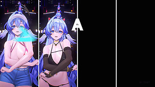 4. [mmd] Robin Rainbow_a: Hardcore Dance, Orgasm, Internal Cumshot, Squirting, Orgasm, Humiliation, Rough Sex