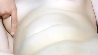 The first bukkake party for skinny teen sexy Kim with big cocks