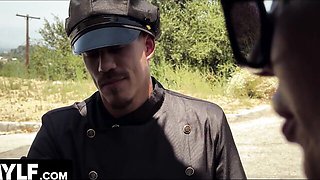 Superb Charles Dera and Richelle Ryan's cumshot video