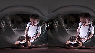 Jane White VR Porn: Difficult Students - DarkRoomVR