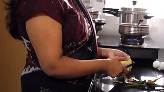 Pretty Indian Big Boobs Stepmom Fucked In Kitchen By Stepson