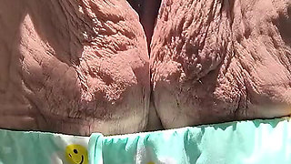 In the Woods Ass Bent Over