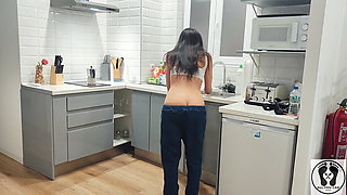 Kitchen Buttcrack Corner Humping Sink Furniture Alone Home