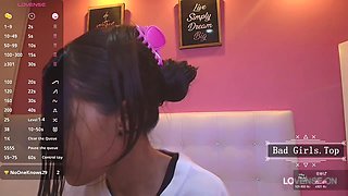 Very cute skinny latina teen sweet natural big tits show