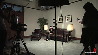 Casting Couch 2 Cute Local Girl, Anja, Comes in for Her First Porn Interview Anywhere.