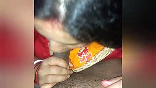 Indian Bhabhi Handjob Sucking and Creamy Blowjob Cumshot
