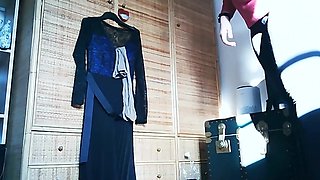 Italian Stepmom Makes Her Pantyhose Full of Vaginal Juices